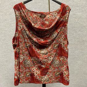 NWT Tesori Sleeveless Blouse 3X